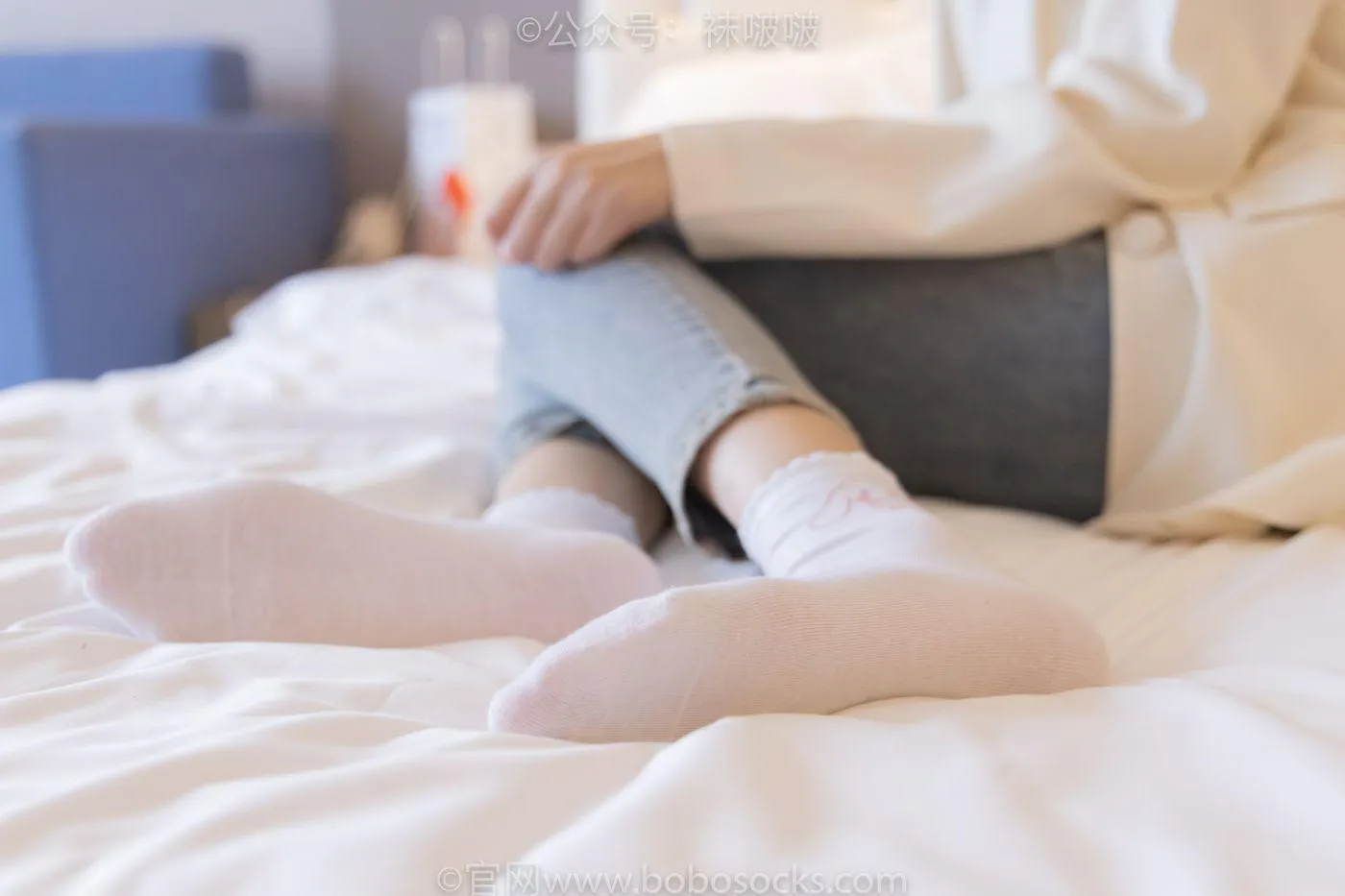 [BoBoSocks袜啵啵]NO.050 小甜豆-高跟长靴、白棉袜 [175P]插图4